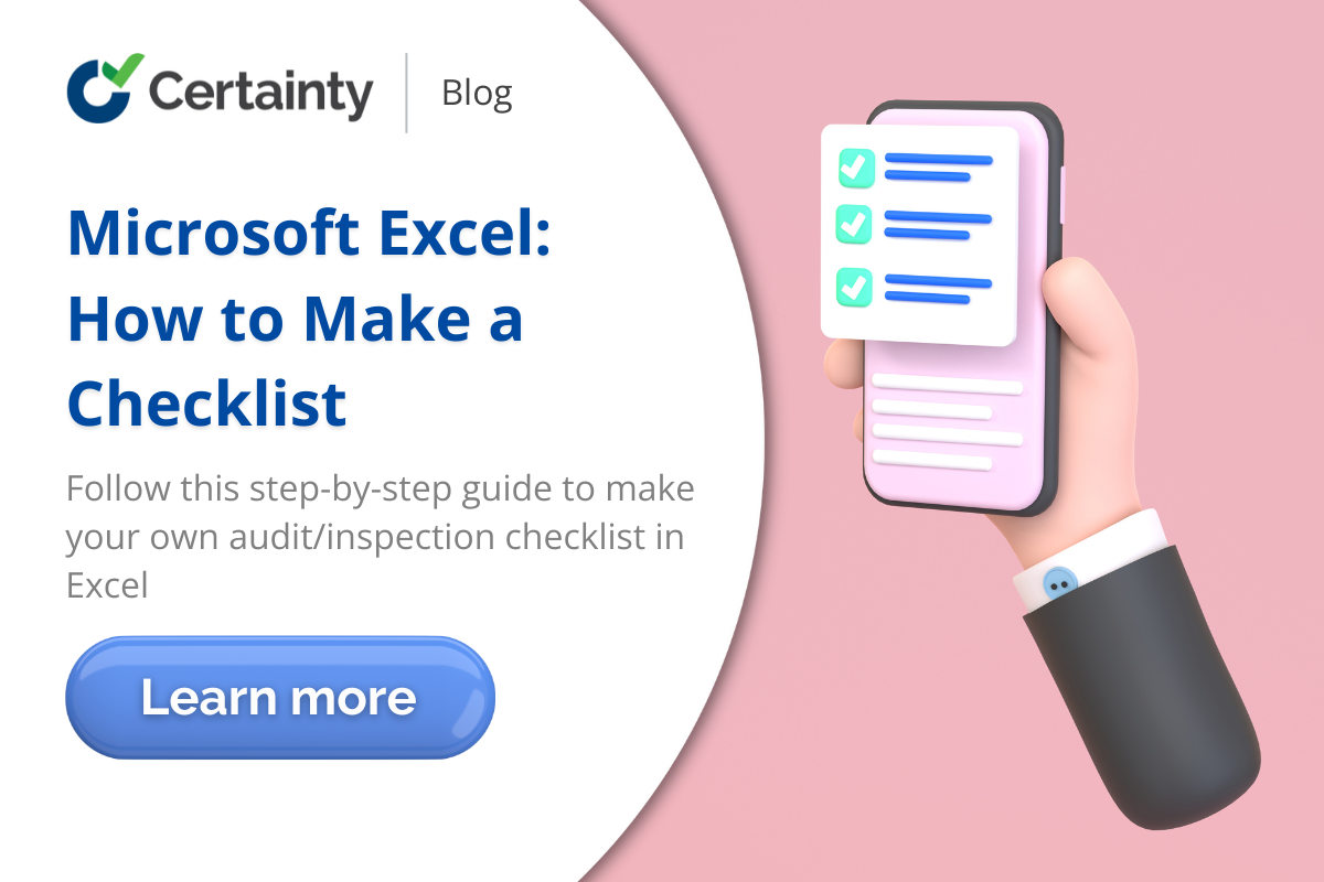How to Make Audit/Inspection Checklists in Microsoft Excel