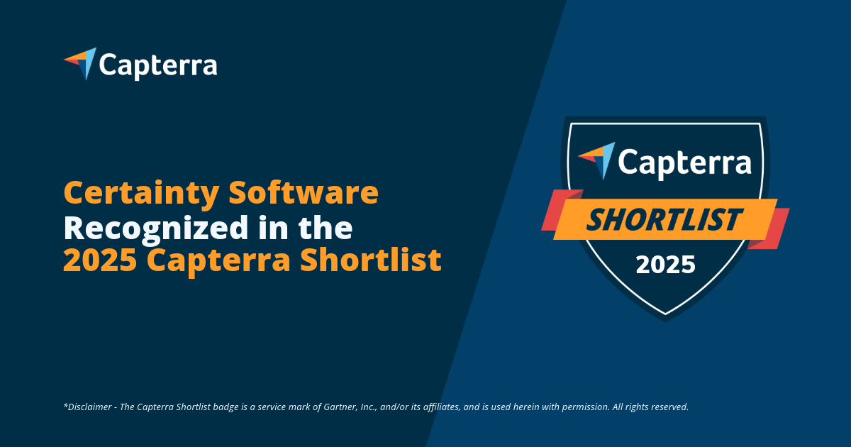 A Mark of Excellence: Certainty Software Achieves Multiple 2025 ...