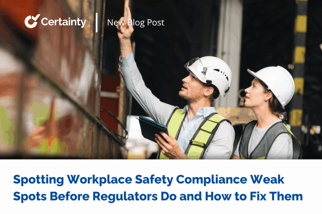 workplace safety inspections two people with ipad